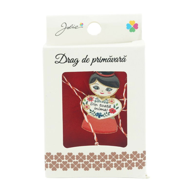 Martisoare - Brosa Mica in Cutie Din Toata Inima