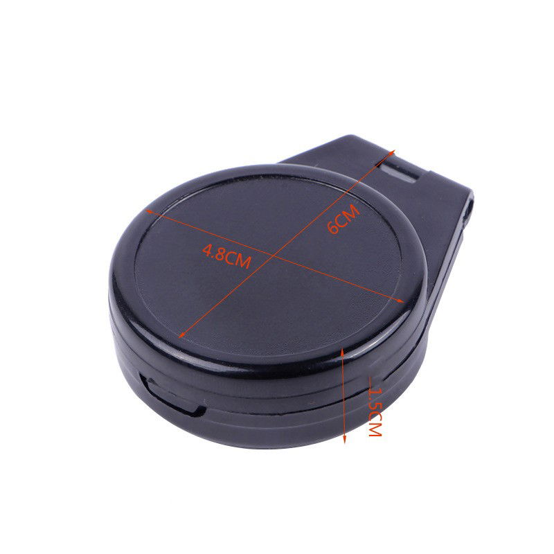 10 - 25 LEI - Busola de Buzunar cu Capac de Plastic, Flippy, Busola pentru Drumetii, Calatorie, Compacta, Usor de Transportat, 6 x 4.8 x 1.5 cm Negru