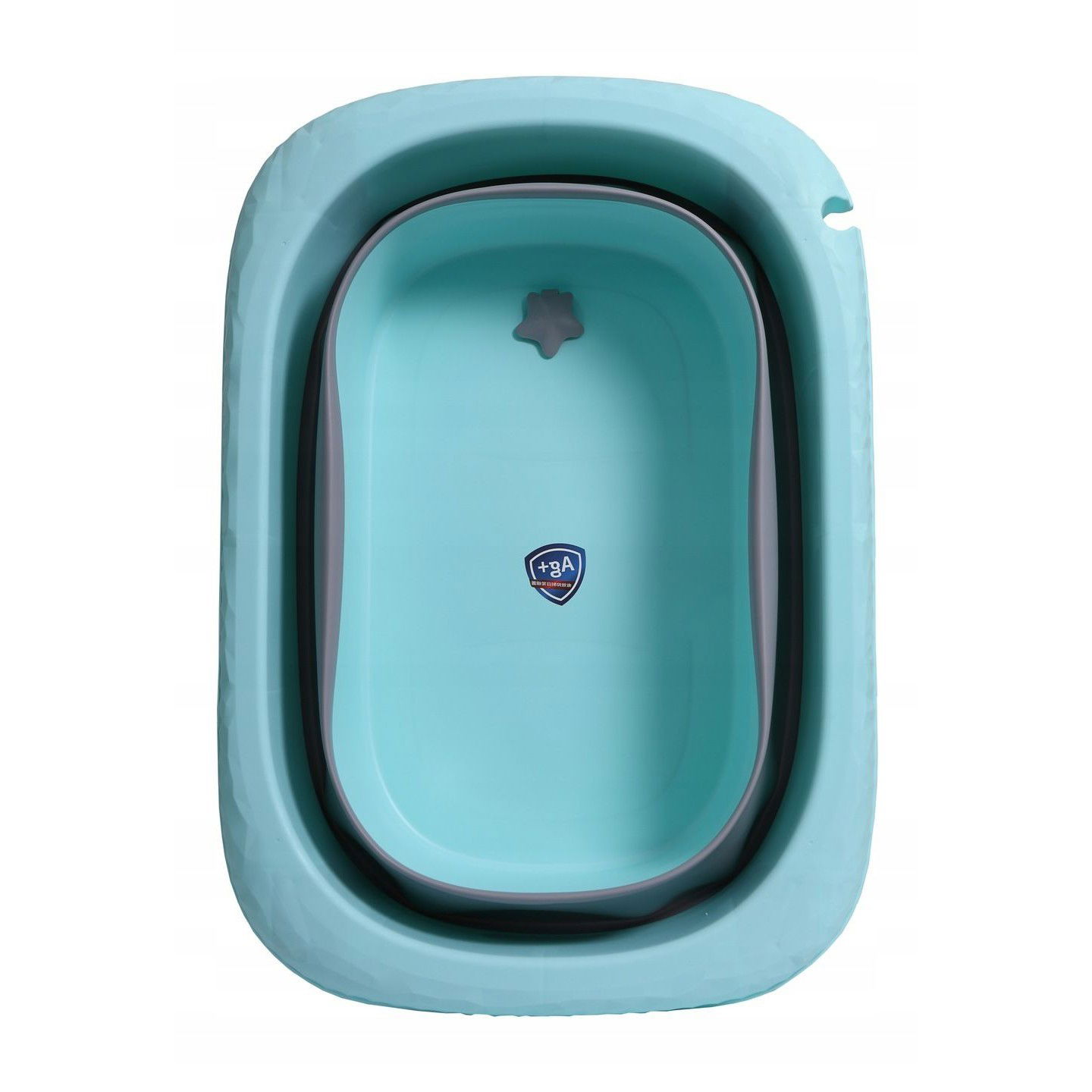 Cada Pliabila pentru Baie, Flippy, din PP+TPE, pentru Copii 0-6 Ani, cu Picioare, Suport de Sezut, Scurgere Etans, 48.5x25x72 cm, Albastru [4]