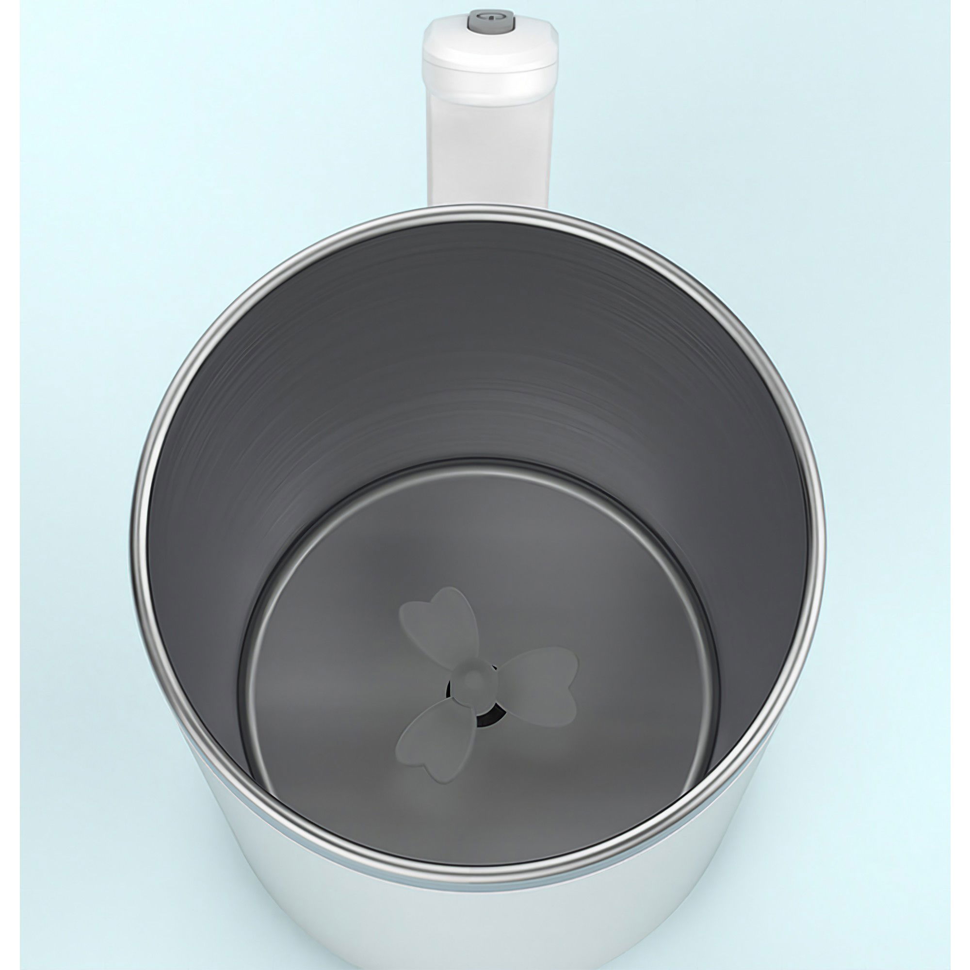 Cana portabila cu mixer incorporat, Flippy, pe baterii, 380 ml, alb [3]