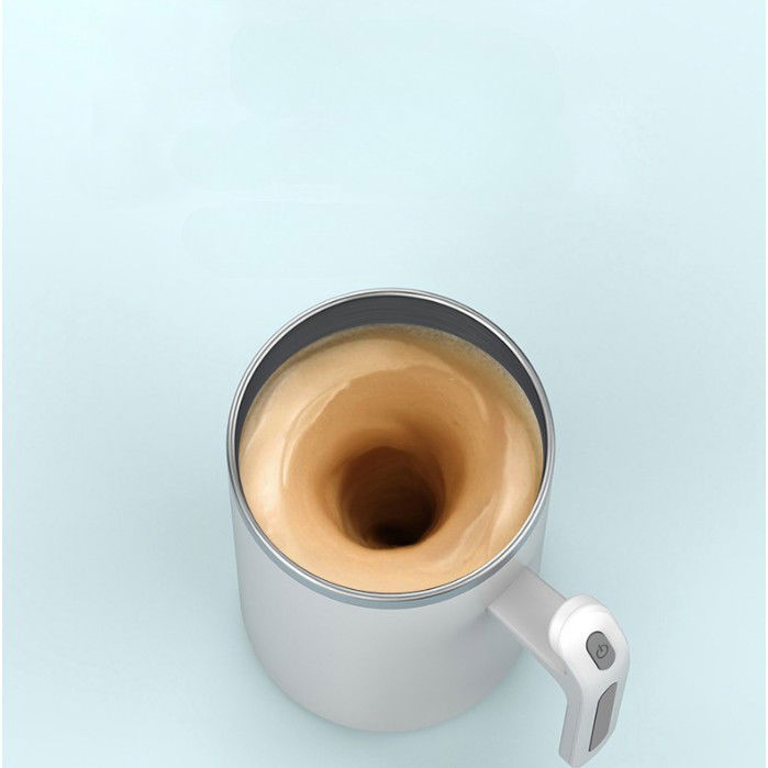 Cana portabila cu mixer incorporat, Flippy, pe baterii, 380 ml, alb [4]