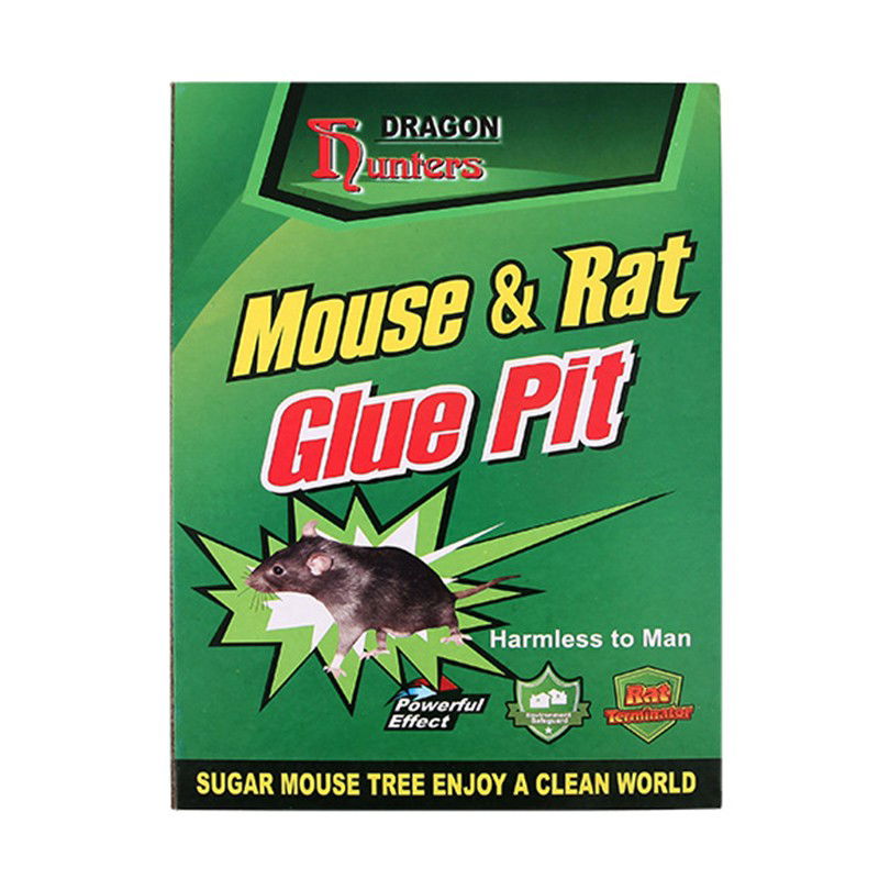 Casa si Bricolaj - Capcana Autoadeziva pentru Soareci, Flippy, Placa Autoadeziva pentru Rozatoare cu Efect Puternic de Imobilizare, Capcana cu Lipici, pentru Uz Casnic, 19 x 13 xm Verde/Galben