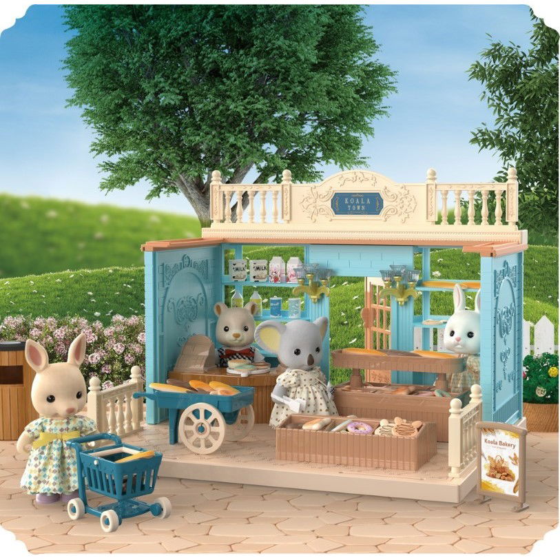 Casa de papusi cu figurine si mobilier, brutarie [5]