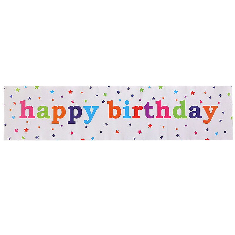 Petrecere - Banner, Flippy, Colectia Happy Birthday, 98 x 24 cm, Multicolor