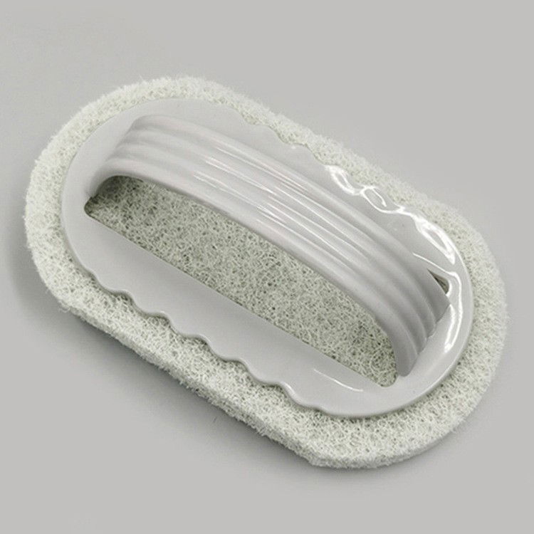 Pentru casa - Perie Burete de curatat cu maner, Flippy, perie pentru gresie, baie, Bucatarie Gri