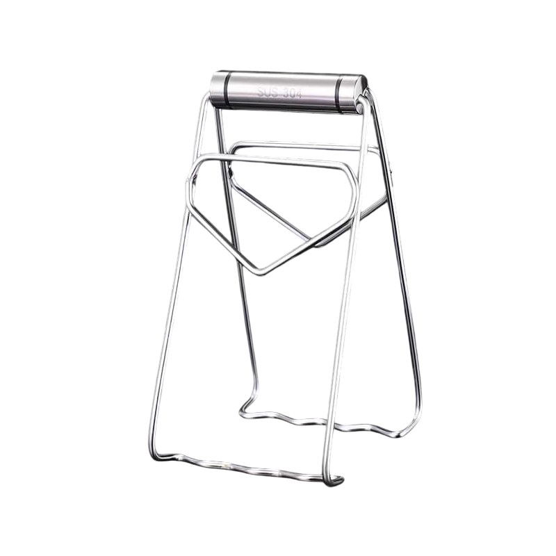 Pentru casa - Clema pentru Boluri, Flippy, Anti-Alunecare, din Otel Inoxidabil, Extindere, pentru Oale, Tigai, de Uz Casnic, Rezistent la Temperaturi Inalte, 19.5x9.8x8 cm, Gri