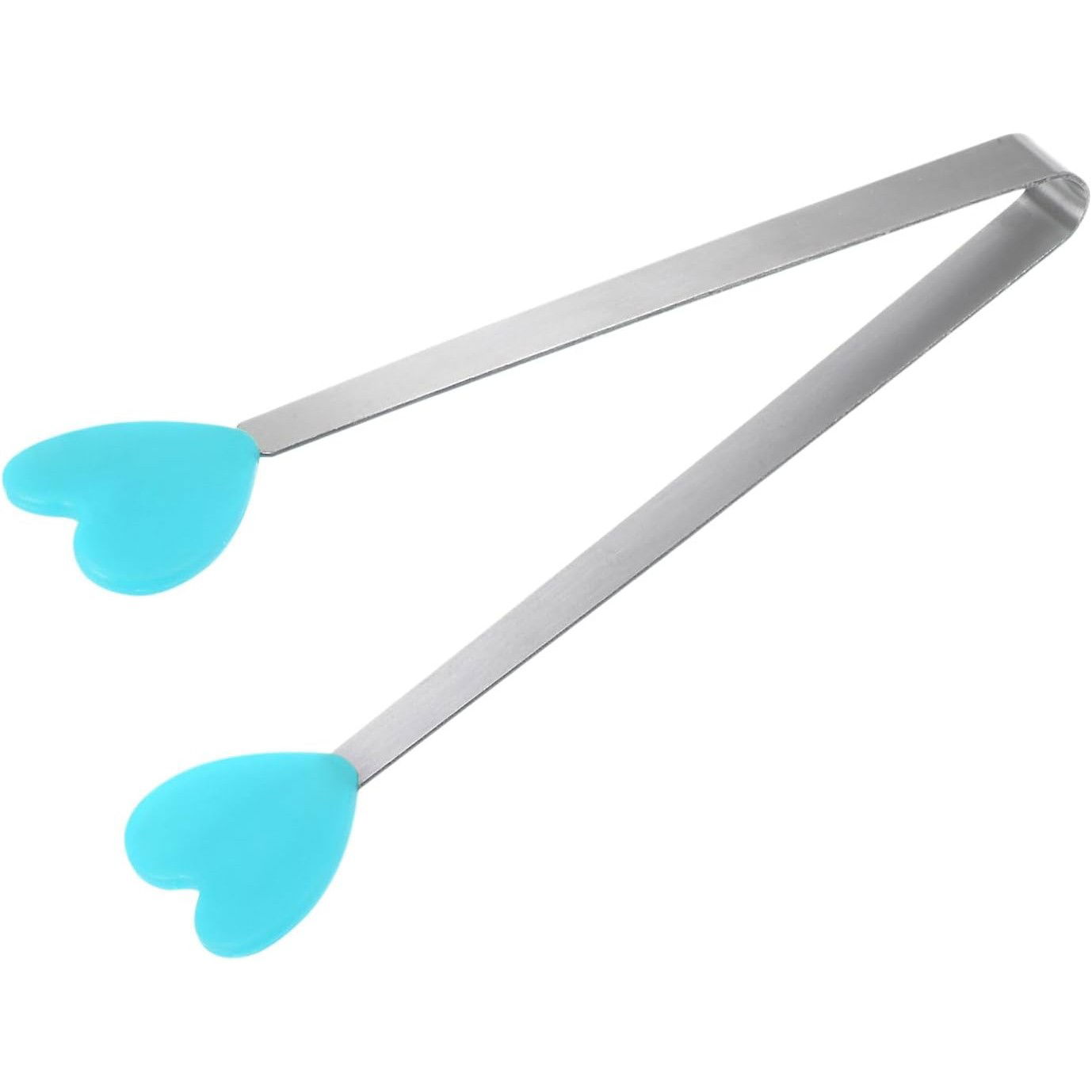 Cleste Creativ pentru Mancare, Flippy, Model Inimioare din Silicon, 14.5x3 cm, Rezistent la Temperaturi Inalte si Coroziune, Albastru [6]