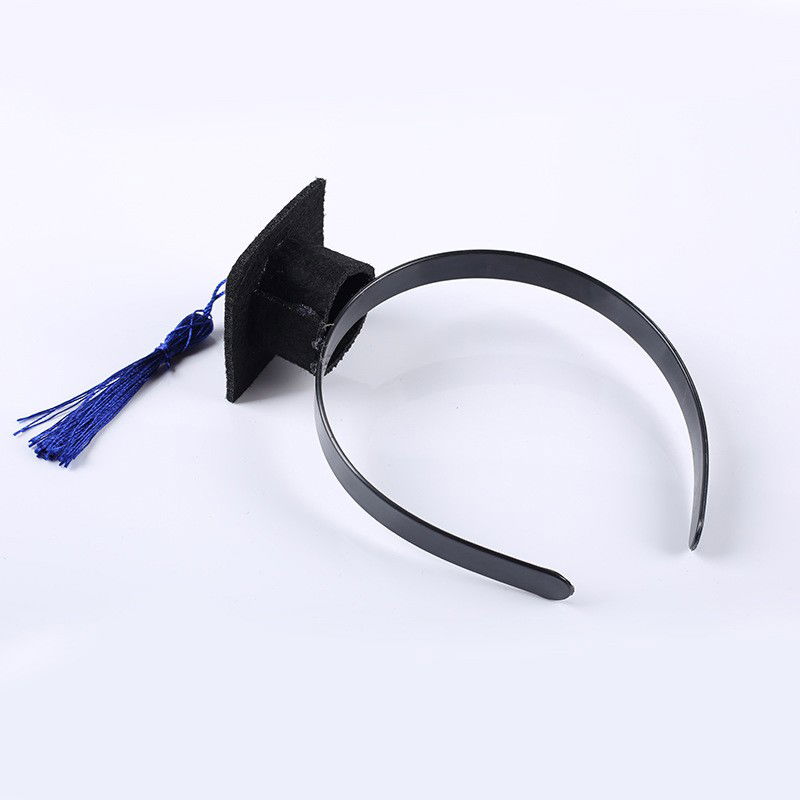 Coronita pentru Absolvent, Flippy, Bentita cu Toca, Marime Universala, Tematica Absolvire, Negru-Albastru [5]