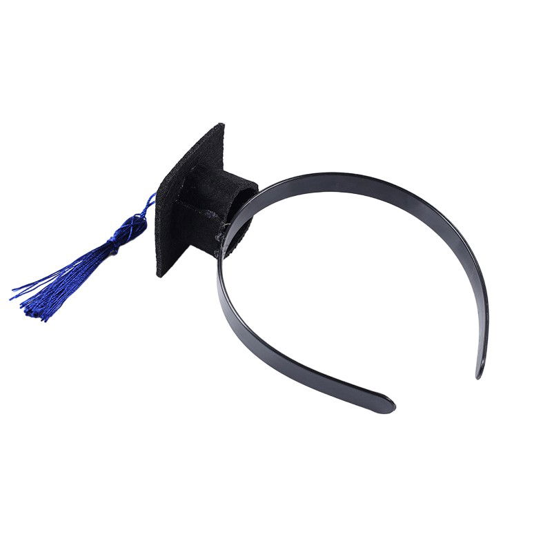 Petrecere - Coronita pentru Absolvent, Flippy, Bentita cu Toca, Marime Universala, Tematica Absolvire, Negru-Albastru