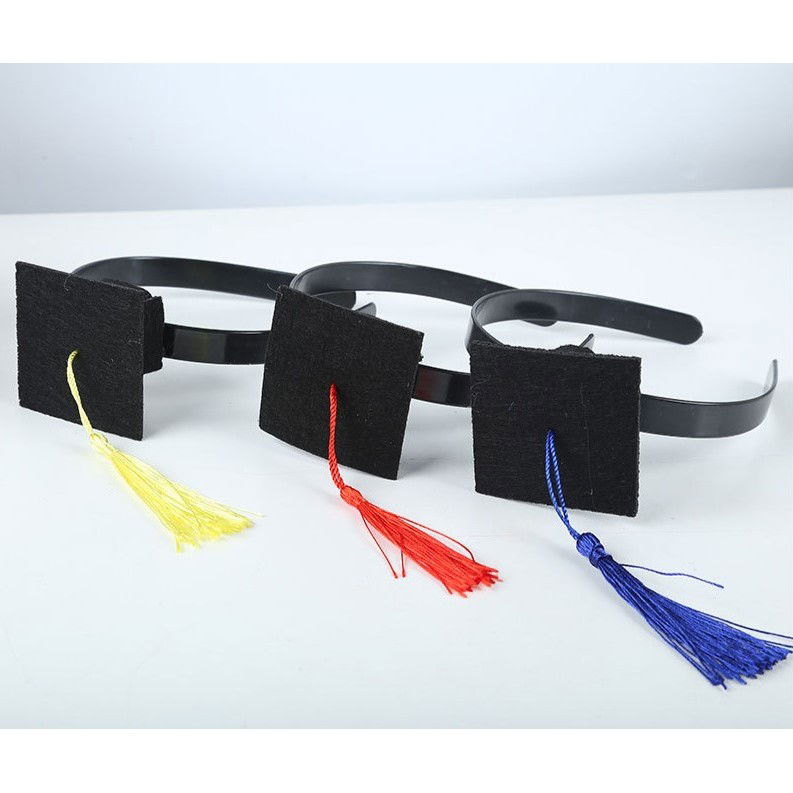 Coronita pentru Absolvent, Flippy, Bentita cu Toca, Marime Universala, Tematica Absolvire, Negru-Albastru [3]