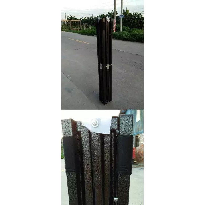 Cort Pavilion 3x3m Rosu Pliabil Cadru Metal pentru Curte, Gradina, Evenimente [6]