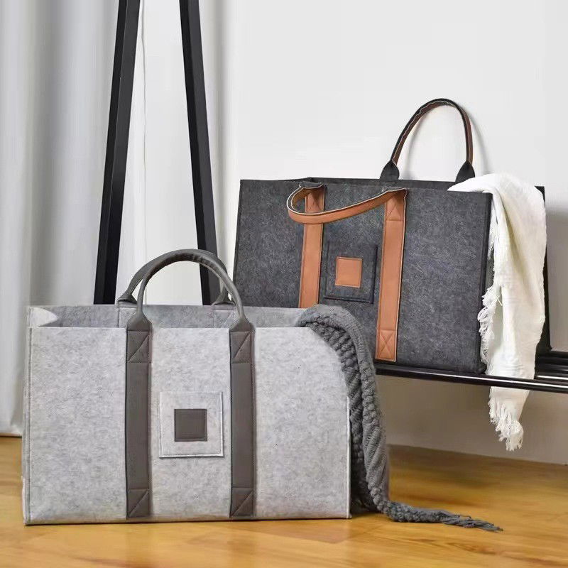 Cos Multifunctional pentru Rufe Murdare, Cos Depozitare, Flippy, Gri, 50x34x32, Geanta Durabila pentru Lemne si Accesorii [3]