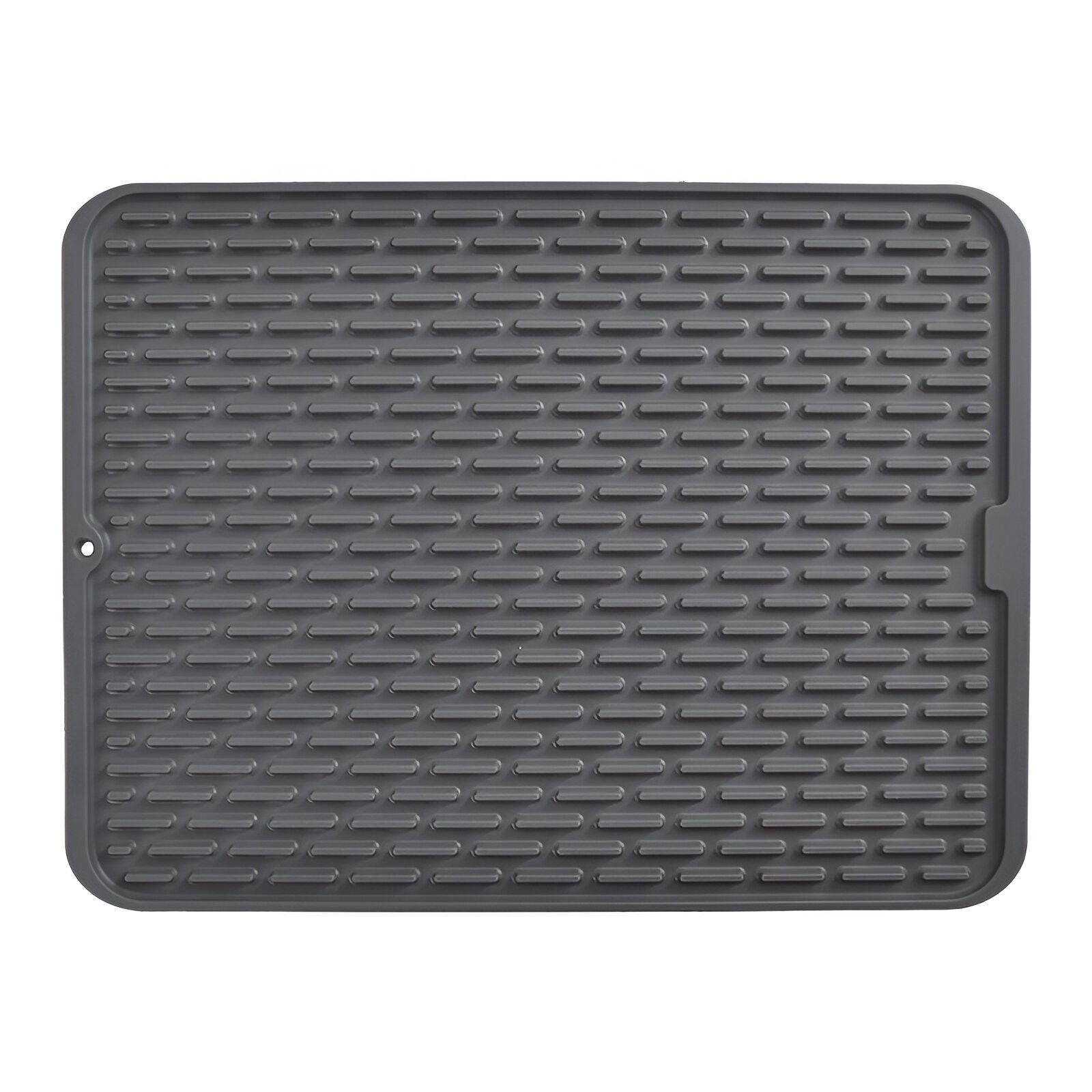 Pentru casa - Covoras din Silicon pentru Scurgere Vase, Flippy, Uz Casnic, Rezistent la Temperaturi Ridicate, Izolator, 43x32.5 cm, Negru