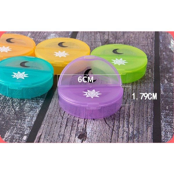 Cutie Depozitare Medicamente, Flippy, 7 Zile, 14 Compartimente, Cutie Suport, Recipiente Detasabile, Portabila, Recipiente Colorate, Suport Negru, 17.5x11x9.5 cm [4]