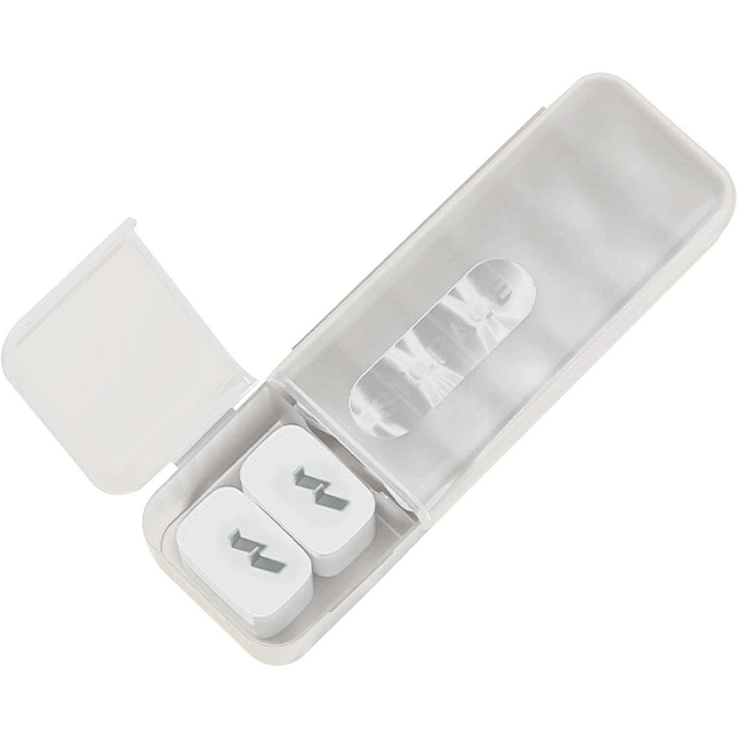 Pentru casa - Cutie Organizatoare pentru Cabluri, Flippy, din Plastic, 28 x 9 x 6 cm, Alb