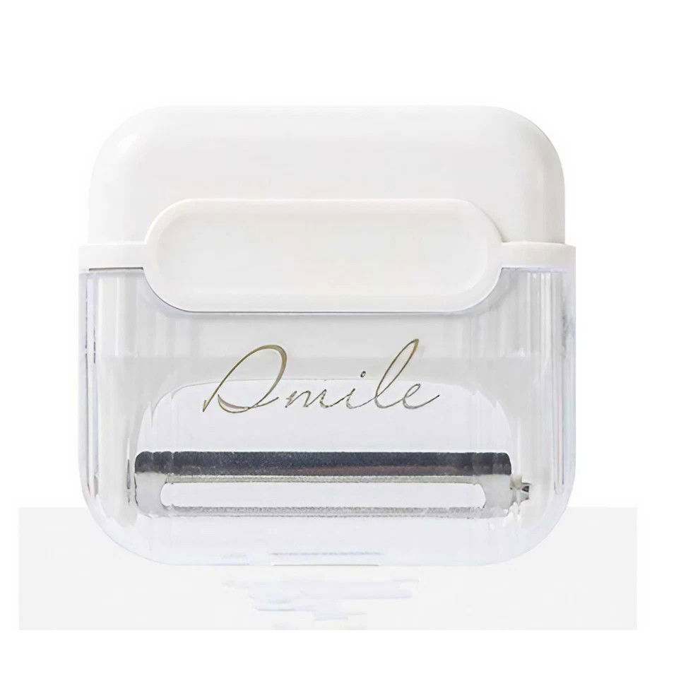 Decojitor/Curatator manual de legume si fructe, Flippy, portabil, cu magnet, doua lame, Inox, Alb, 6.7x6x1.6 cm [1]