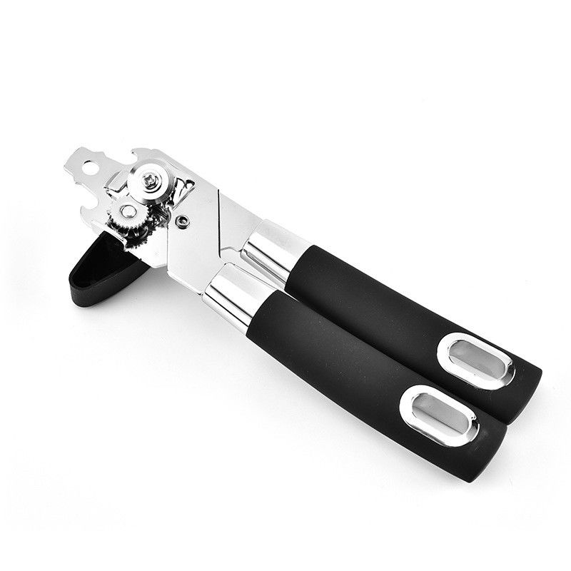 Desfacator de conserve multifunctional Flippy, Otel inoxidabil, Maner antialunecare, ergonomic, rezistent la rugina, usor de utilizat, 21.6 x 6 cm, argintiu [13]