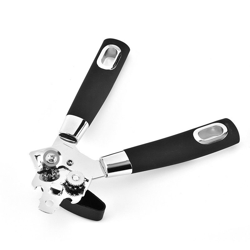 Desfacator de conserve multifunctional Flippy, Otel inoxidabil, Maner antialunecare, ergonomic, rezistent la rugina, usor de utilizat, 21.6 x 6 cm, argintiu [10]