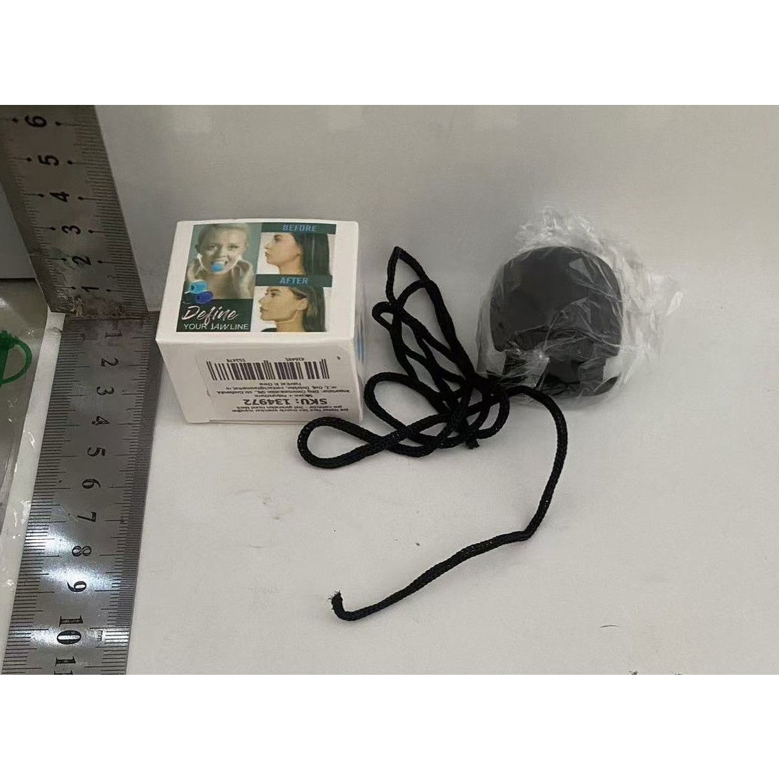 Dispozitiv de Tonifiere Faciala, Flippy, din Silicon, Corectare Mandibula/Maxilar, Negru [6]