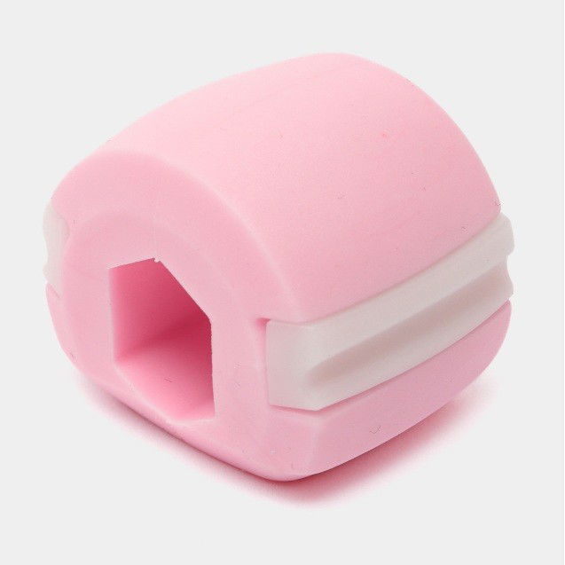 Pentru casa - Dispozitiv de Tonifiere Faciala, Flippy, din Silicon, Corectare Mandibula/Maxilar, Roz