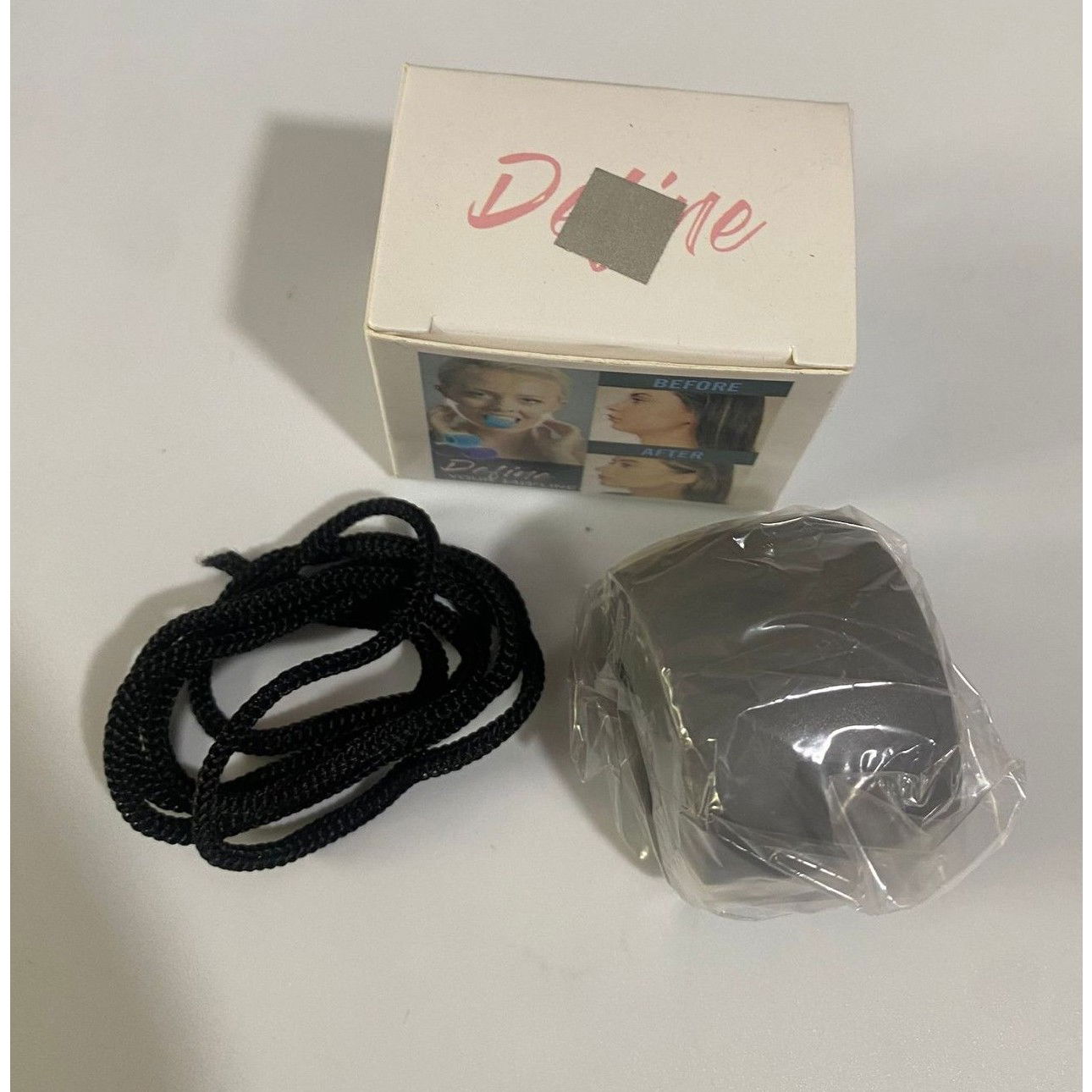 Dispozitiv de Tonifiere Faciala, Flippy, din Silicon, Corectare Mandibula/Maxilar, Gri [6]