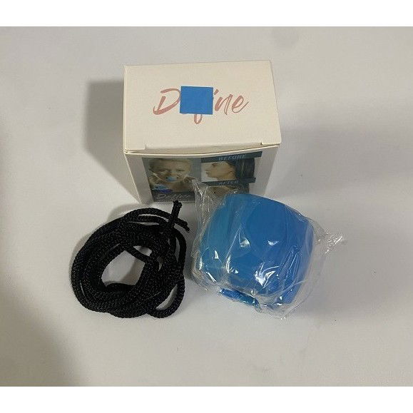 Dispozitiv de Tonifiere Faciala, Flippy, din Silicon, Corectare Mandibula/Maxilar, Albastru [6]