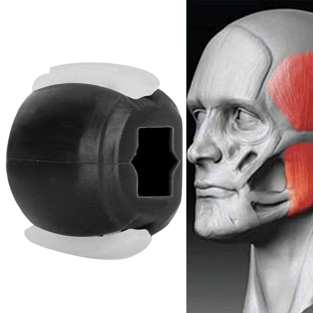 Dispozitiv de Tonifiere Faciala, Flippy, din Silicon, Corectare Mandibula/Maxilar, Negru [2]