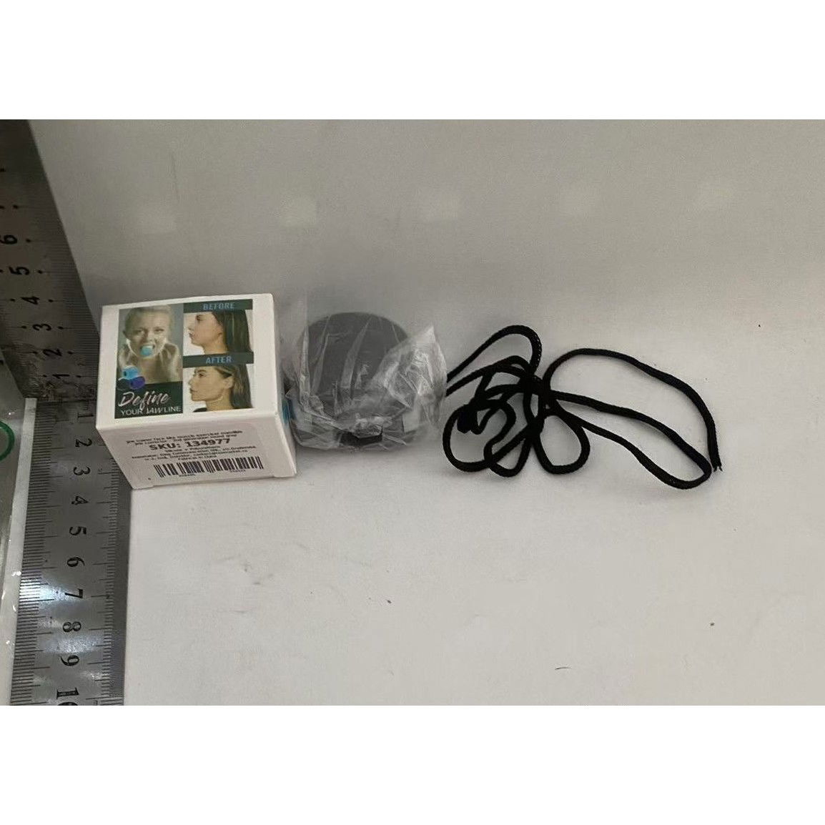 Dispozitiv de Tonifiere Faciala, Flippy, din Silicon, Corectare Mandibula/Maxilar, Gri [5]