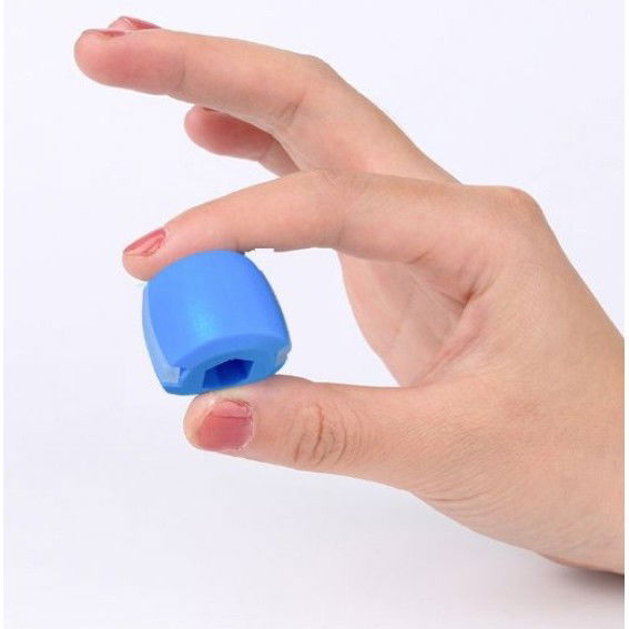 Dispozitiv de Tonifiere Faciala, Flippy, din Silicon, Corectare Mandibula/Maxilar, Albastru [5]