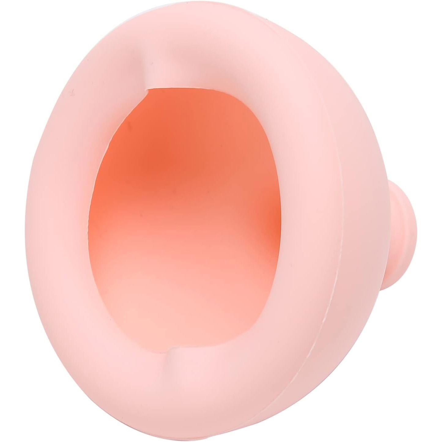 10 - 25 LEI - Dispozitiv Terapeutic Sputa, Flippy, Cupa pentru Terapie Toracica, Dispozitiv de Eructare, pentru Sugari si Copii, 7.5 x 6 cm, din Silicon, Roz