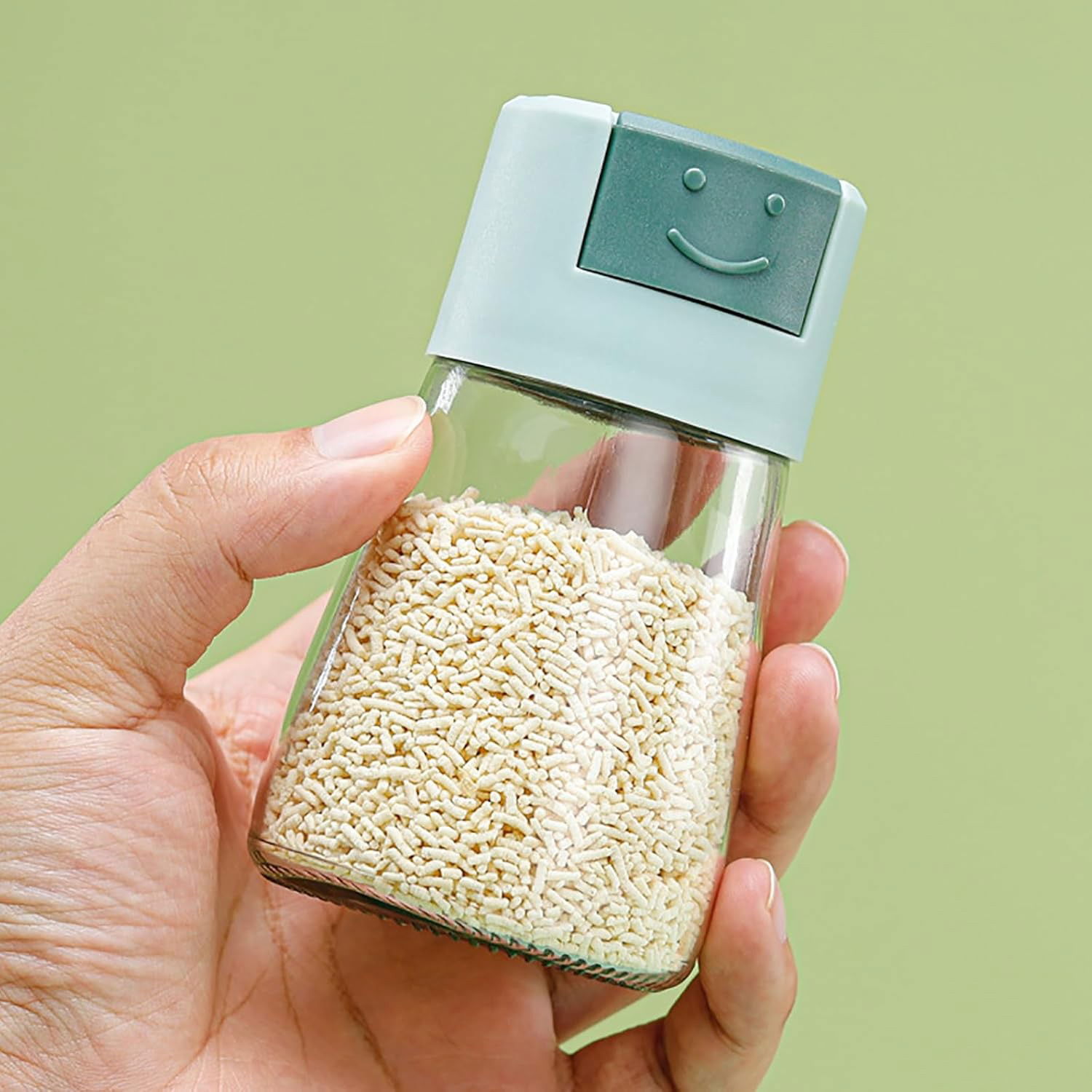 Dozatoare Condimente - Dozator Condimente, Flippy, din Stilca, 180 ml, Rezistenta la Umidiate, 11.3 x 6.4 cm, Masura 5g, Albastru