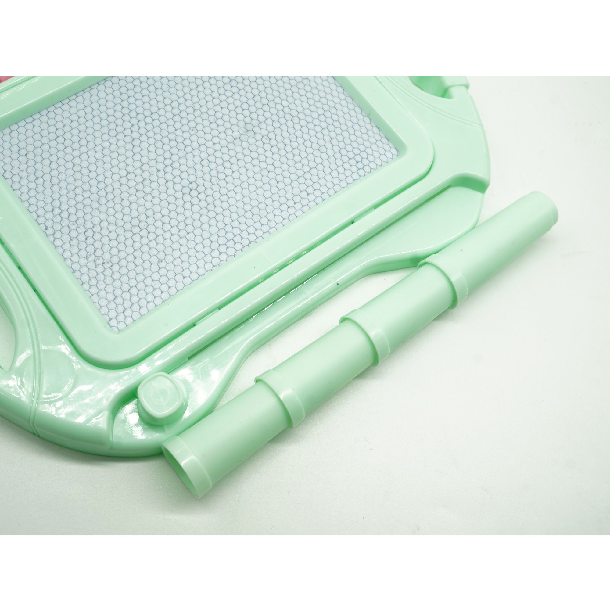 10 - 25 LEI - Tabla Magnetica pentru desen Flippy, Pix, forma dreptunghi, dimensiuni 23x17 cm, Dezvolta Creativitatea, cu picioare suport, Verde