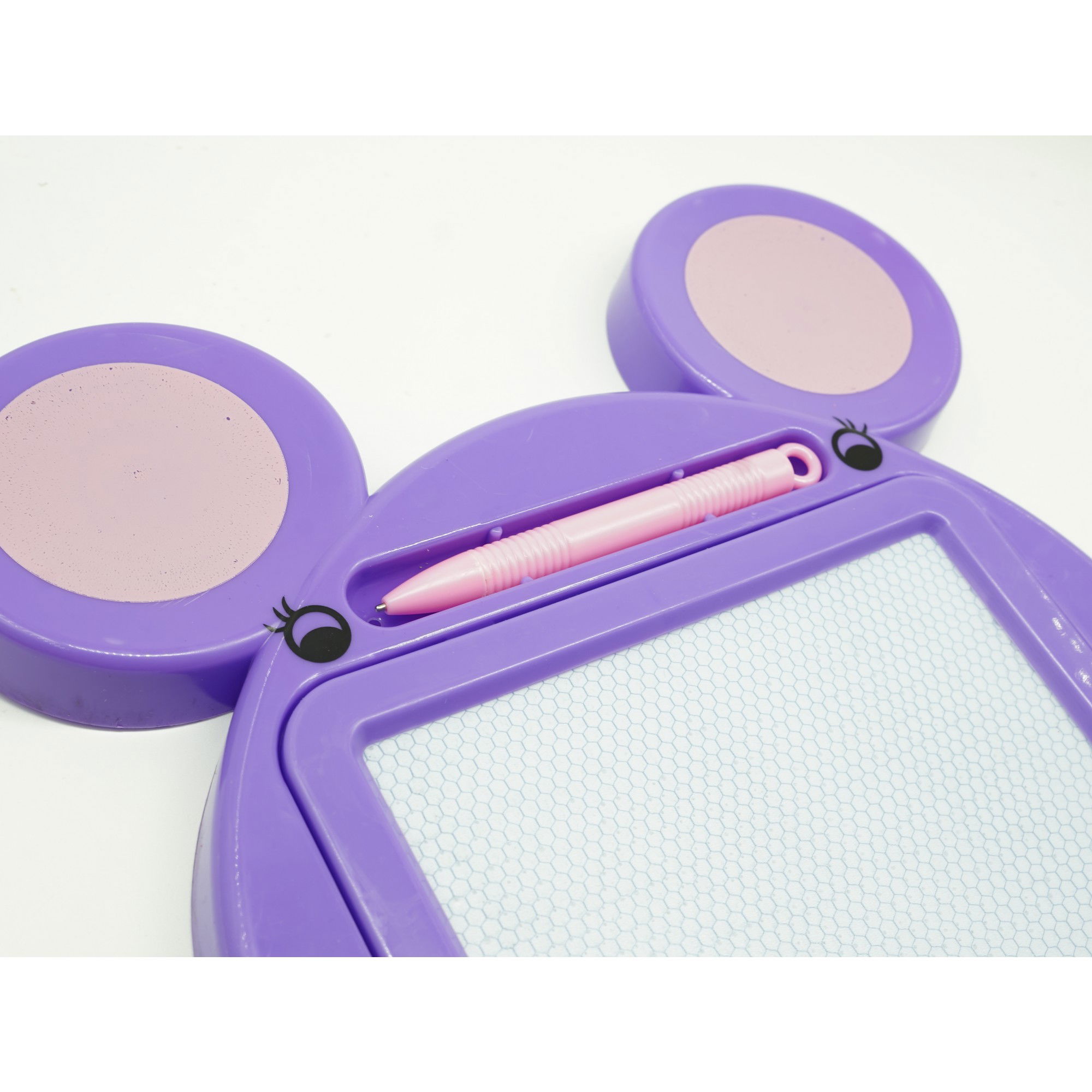 Tabla Magnetica pentru desen Flippy, Pix, forma Soricel, dimensiuni 23x26.5 cm, Dezvolta Creativitatea, Mov [3]