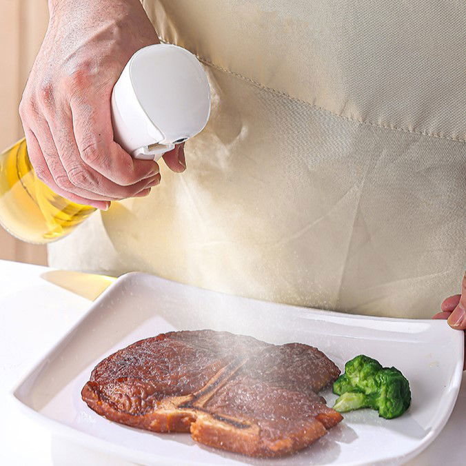 Pulverizator pentru Ulei, Otet sau Alte Lichide, Flippy, Reincarcabil, Multifunctionale, Capacitatea 200 ml, Material Plastic, Culoare Alb [6]