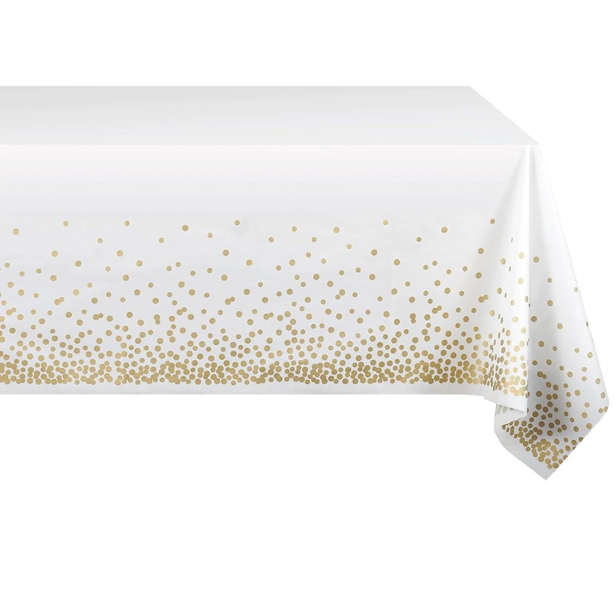 10 - 25 LEI - Fata de Masa, Flippy, din PEVA, Imprimeu Buline, 137 x 274 cm, Impermeabila, Fara Pete, Curatare Rapida, Crem