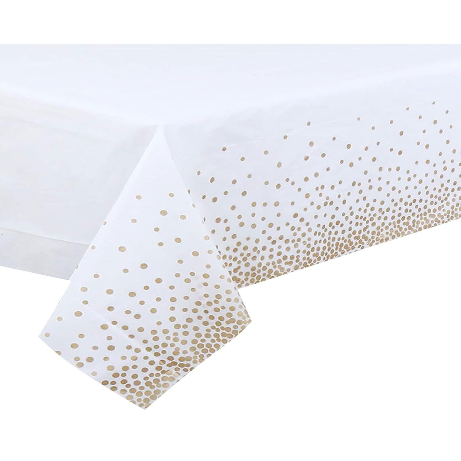 10 - 25 LEI - Fata de Masa, Flippy, din PEVA, Imprimeu Buline, 137 x 274 cm, Impermeabila, Fara Pete, Curatare Rapida, Bej