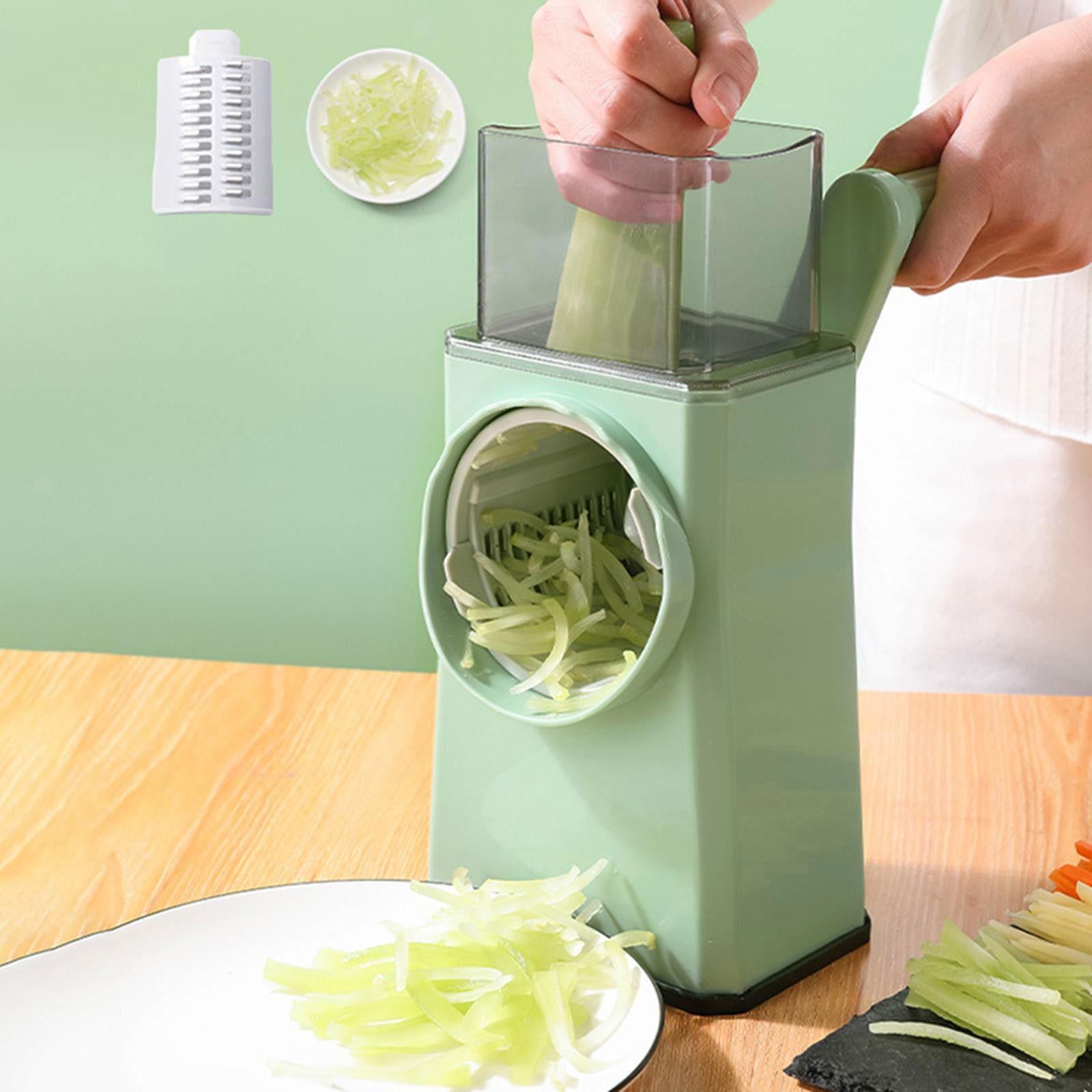 Feliator manual pentru legume Flippy, 3 lame din otel inxodabil, 3 tipuri de feliere, material carcasa ABS, latime maxima feliere 4 mm, baza de tip ventuza, usor si sigur de utilizat, 28.5 x 9,2 x 13. [12]