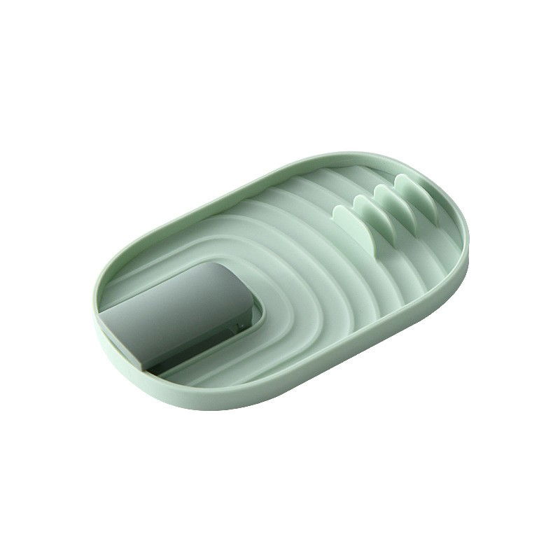 Pentru casa - Suport Pliabil, Flippy, pentru Capace, Linguri, Multifunctional, Plasare pe Blatul de Bucatarie, 11.5 x 18 x 2.2 cm, Verde