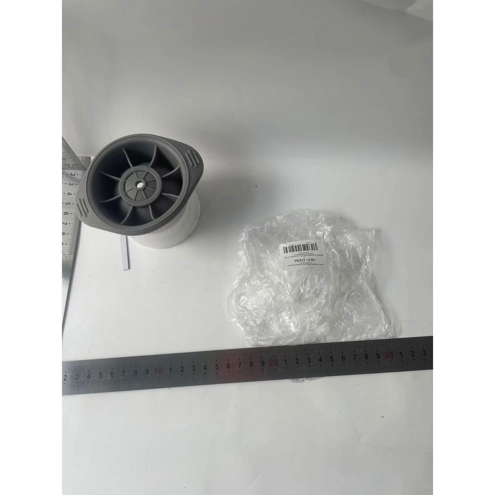 Forma cub de gheata, Flippy, rotund, Polipropilena/Silicon, 11x7.5x7.8 cm, Gri [6]