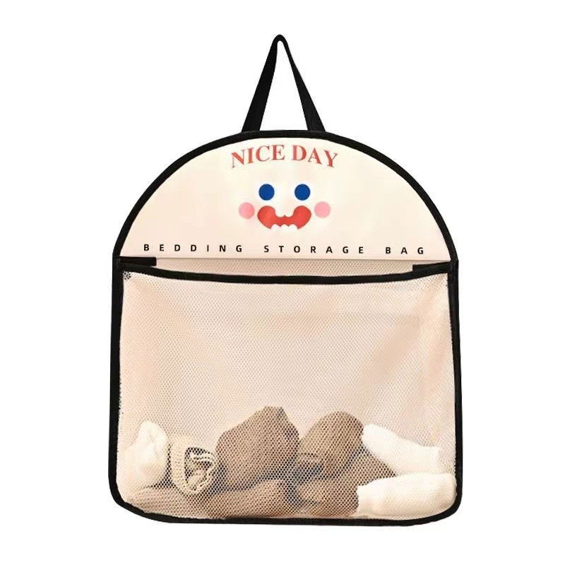 Pentru casa - Geanta de Depozitare, Flippy, Tip Saculet, de Agatat, Multifunctionala, din Plasa, 40 x 10 x 44 cm, Negru