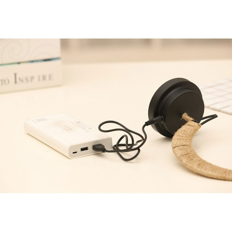 Lampa veghe Flippy, semi-luna cu stea din sticla, led, 28x15 cm, alb cald [5]