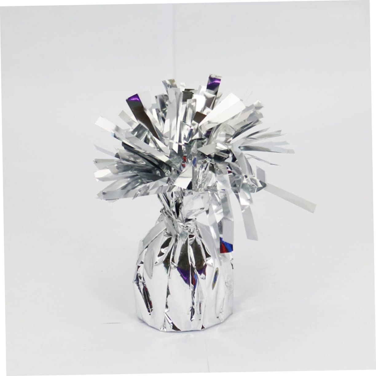 Greutate pentru Baloane cu Heliu, Flippy, din Folie cu Franjuri, 170g, 13 x 5 x 3 cm, Argintiu [5]