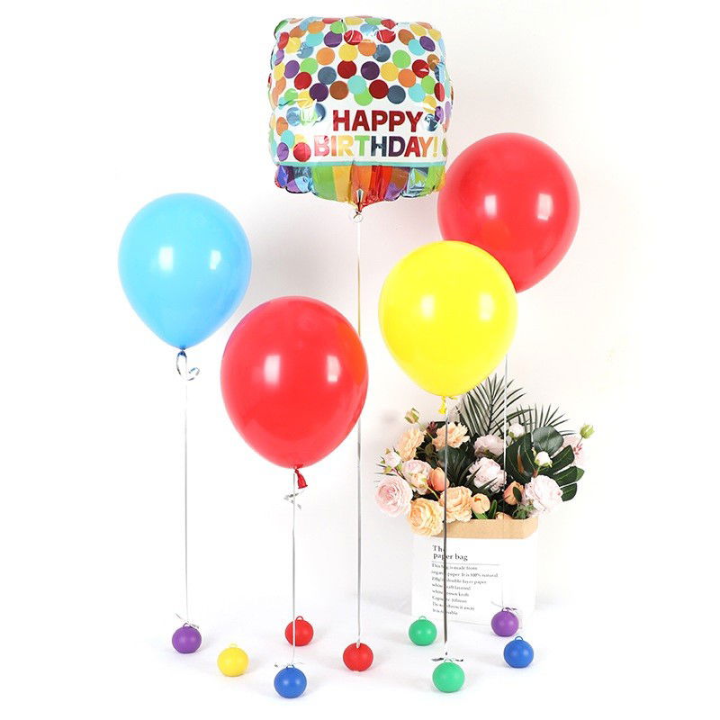 Petrecere - Greutate pentru Baloane, Flippy, Accesoriu Petrecere, 5.5x5.5 cm, 120 g, Galben