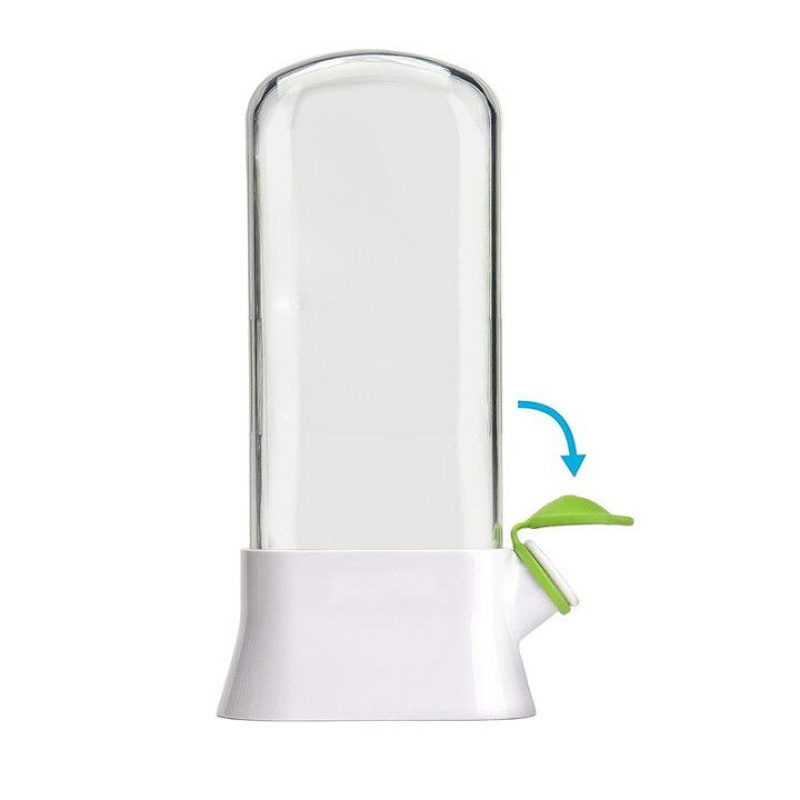 Pentru casa - Recipient de Pastrare a Ierburilor cu Capac de Umplere cu Apa, Flippy, Proaspat, Curat, Fara BPA, Practic, Durabil, 27x16 cm, Alb