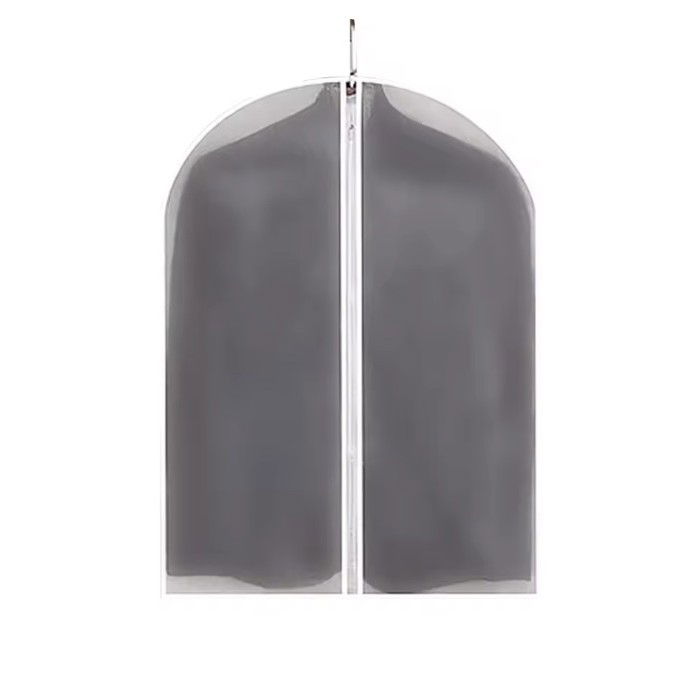 Pentru casa - Set 5 Huse de Depozitare cu Fermoar, Flippy, pentru Haine, de Protectie, pentru Voiaj, Netesut, Rezistent la Praf, 60x80 cm, Transparent-Alb