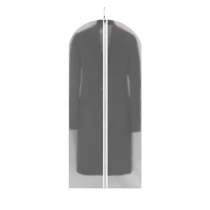 Pentru casa - Set 5 Husa de Depozitare cu Fermoar, Flippy, pentru Haine, de Protectie, pentru Voiaj, Netesut, Rezistent la Praf, 60x140 cm, Transparent-Alb