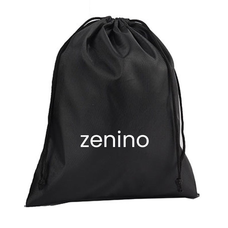 Husa Sac pentru Pantofi, Flippy, Husa din Poliester pentru Haine Incaltaminte, Lucruri in Calatorie, inchidere cu Snur, 30 x 20 cm 80 g Negru [1]