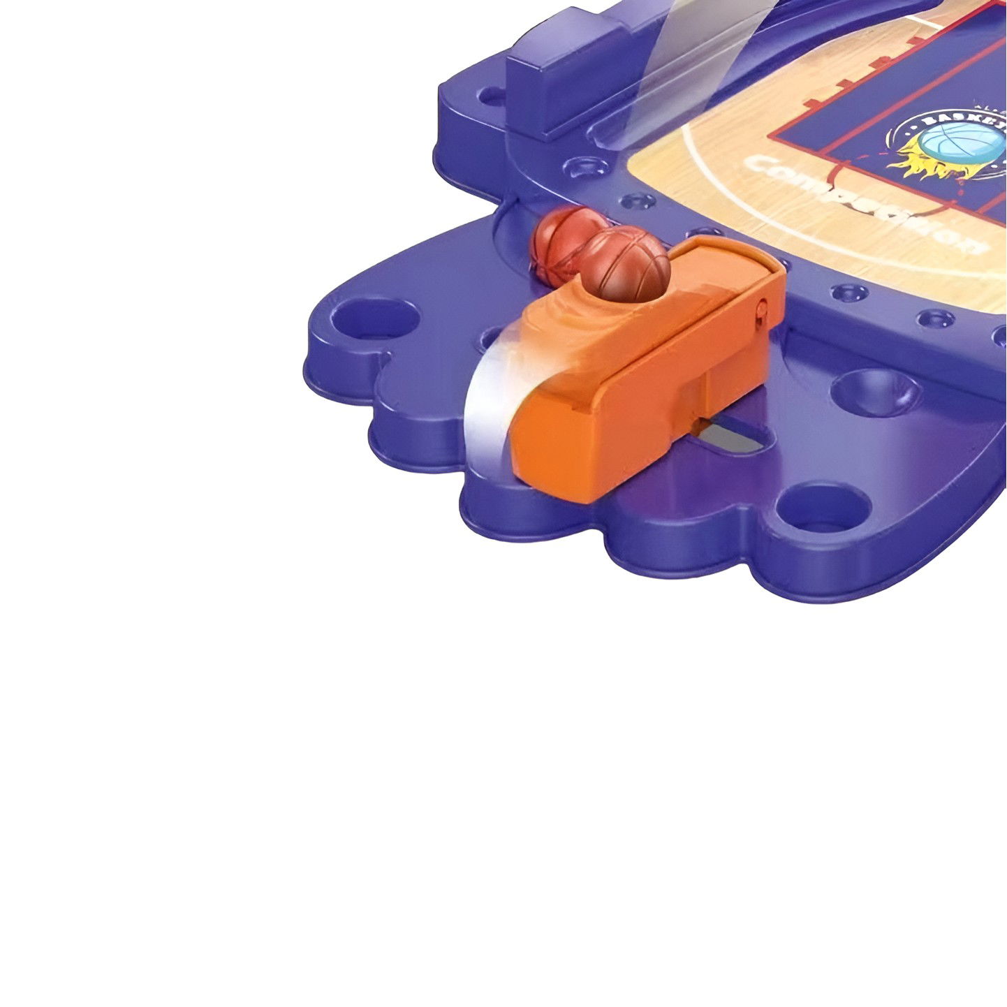 Joc de Masa Mini Baschet Interactiv pentru Copii, Flippy, Mingi Incluse, 25.5x19.5x13.5 cm, Mov [4]