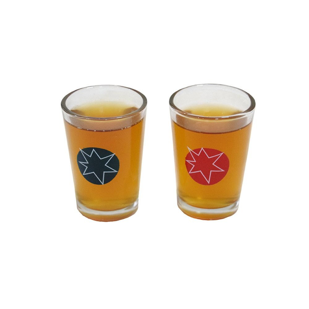 Joc de societate Pinball cu pahare pentru shoturi Flippy, 40 x 17,7 cm, galben [8]