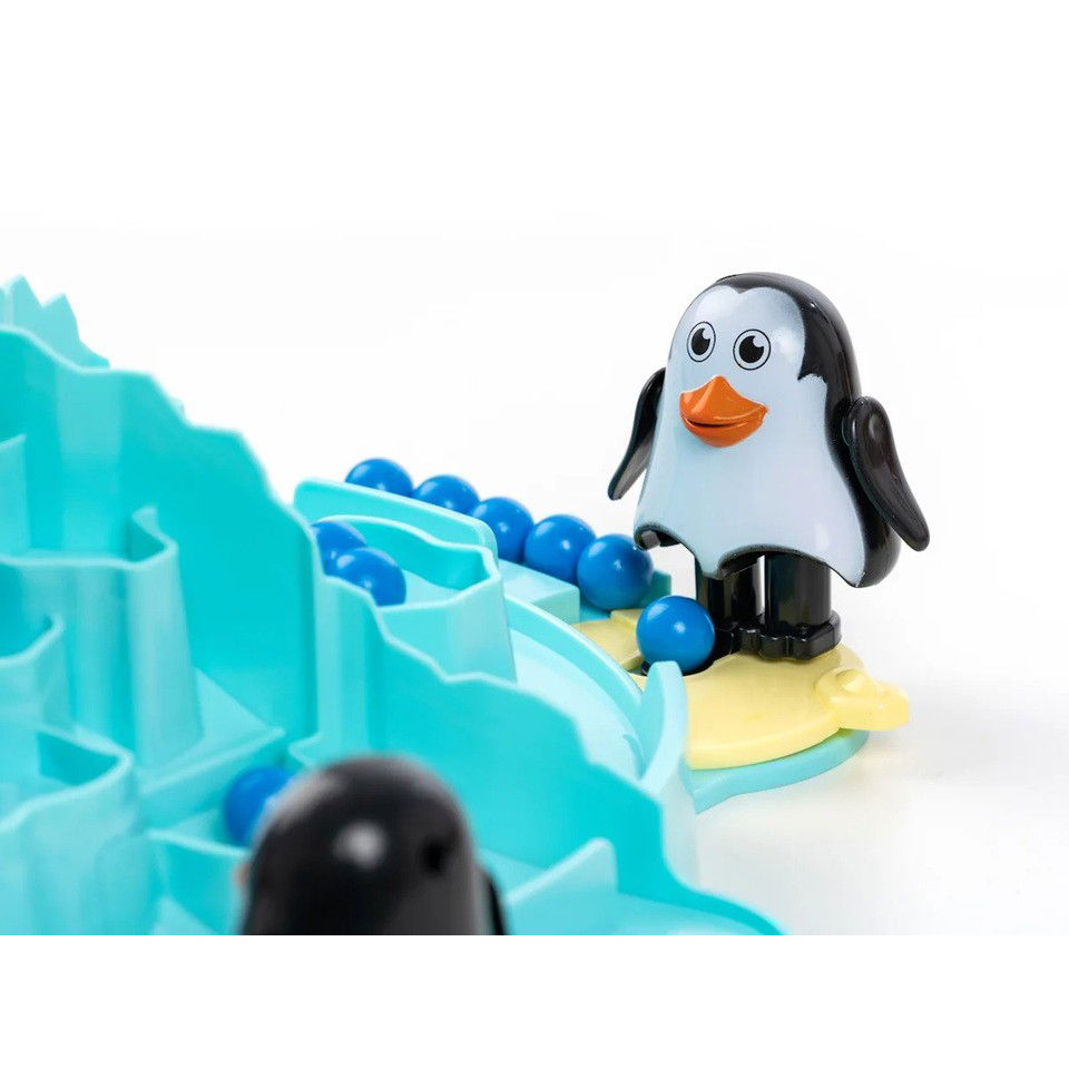 Joc Interactiv pentru Copii, Flippy, Batalia Pinguinilor, 3 ani+, Tabla de Joc, Figurine Pinguini, Mingi, Multicolor [4]